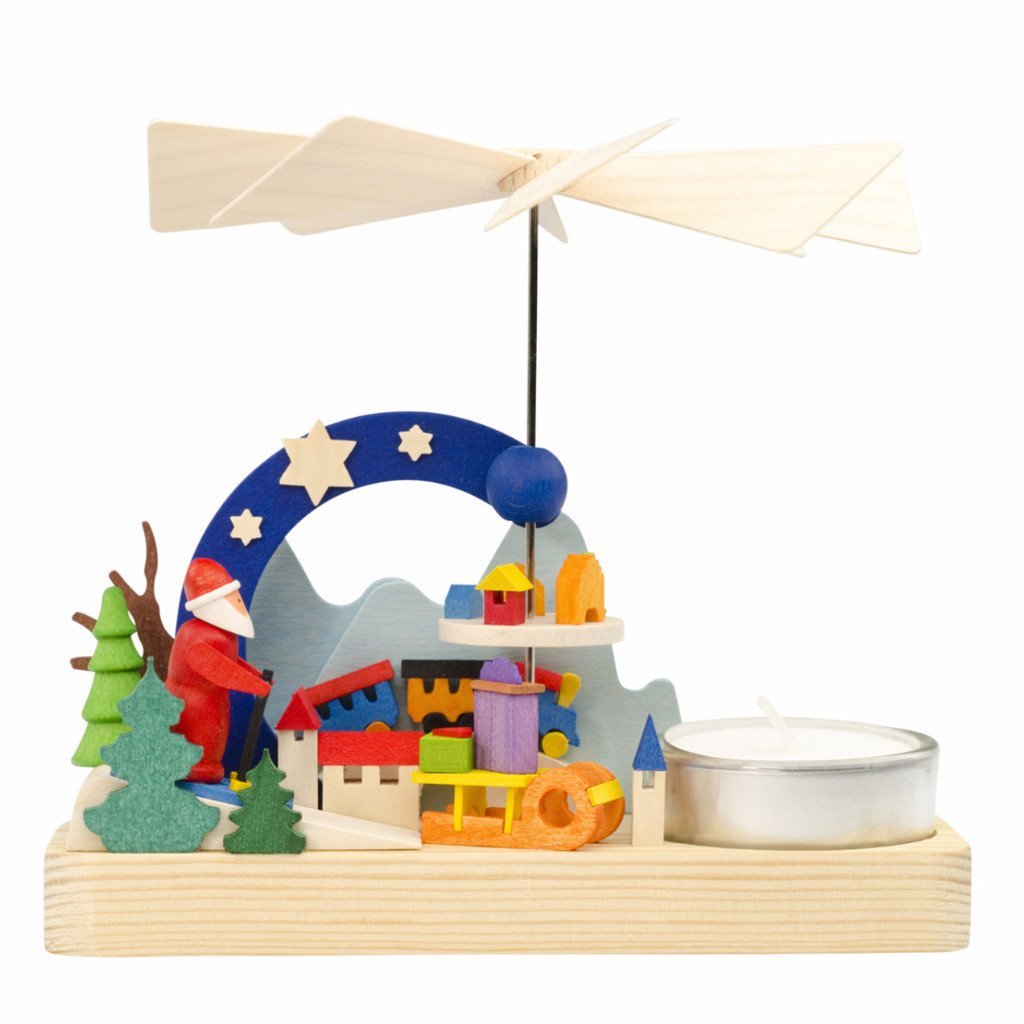 Christmas Pyramid (Small) - Christmas Night with Santa